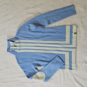 Neve & CK Bradley half zip merino wool sweater